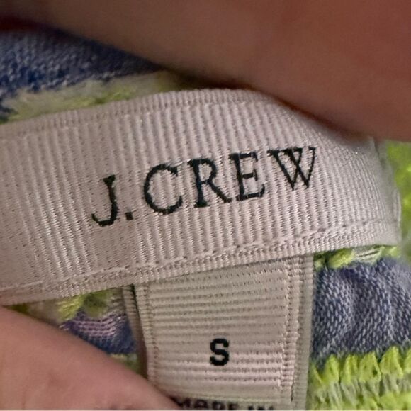 J.CREW Womens Linen Blend Beach Tunic Cover Up Shirt, Top Embroidery Size S - Picture 11 of 12